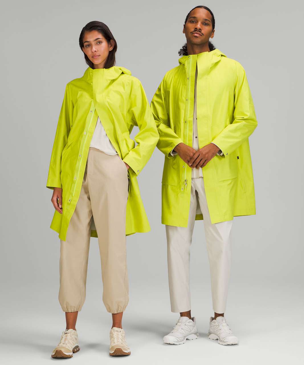 Lululemon lab Waterproof Parka - Yellow Serpentine