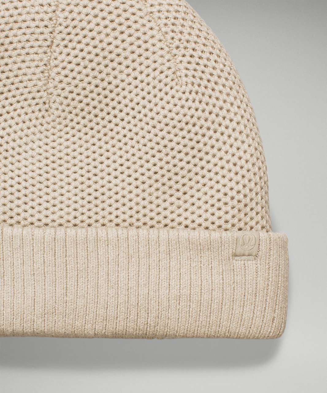 Lululemon Fleece-Lined Knit Beanie - Heathered Raw Linen