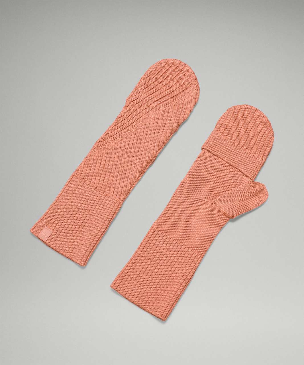 Lululemon Twist Knit Mittens - Pink Savannah