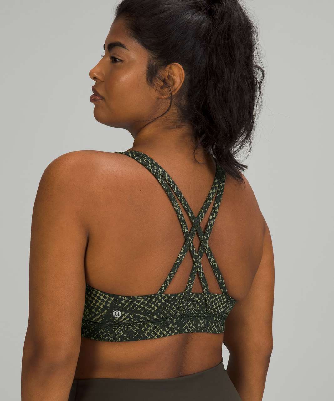 Lululemon Free To Be Serene Bra Long Line *Light Support, C/D Cup -  Rosemary Green - lulu fanatics