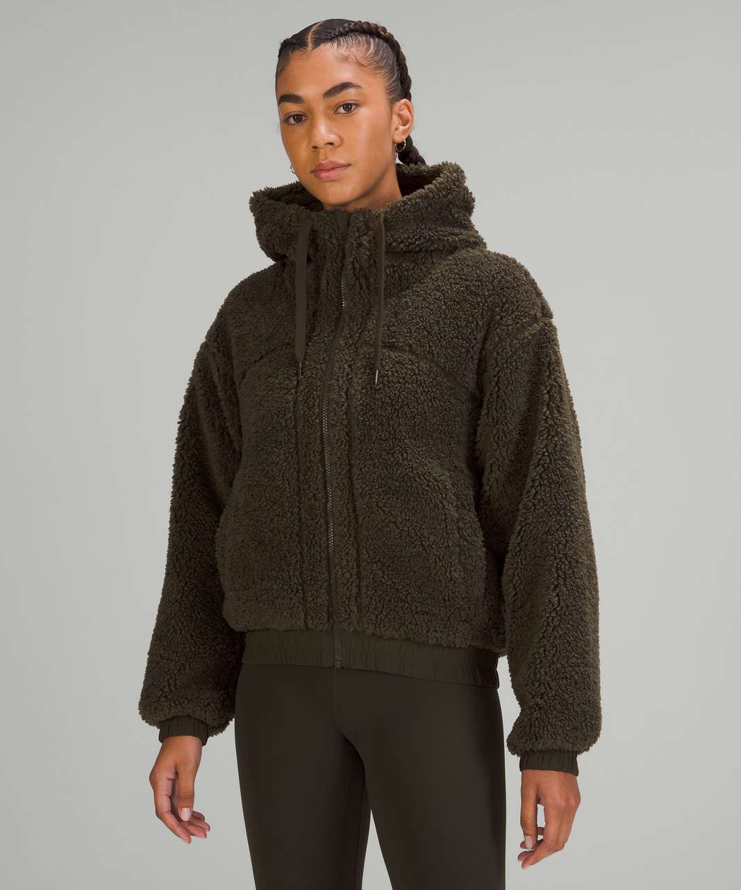 Lululemon Wunder Puff Jacket - Dark Olive - lulu fanatics