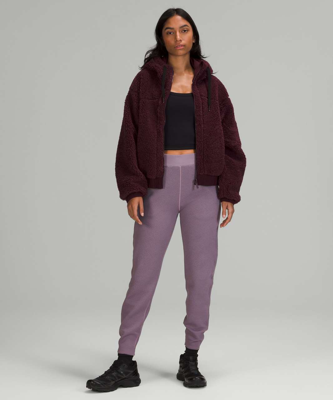 Lululemon Reversible Fleece Jacket - Cassis