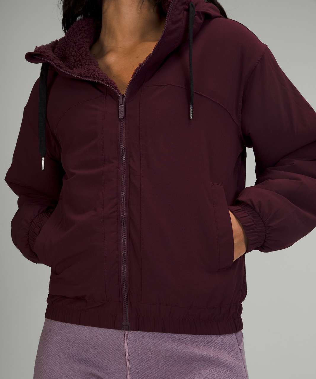 Womens Reversible Fleece Jacket