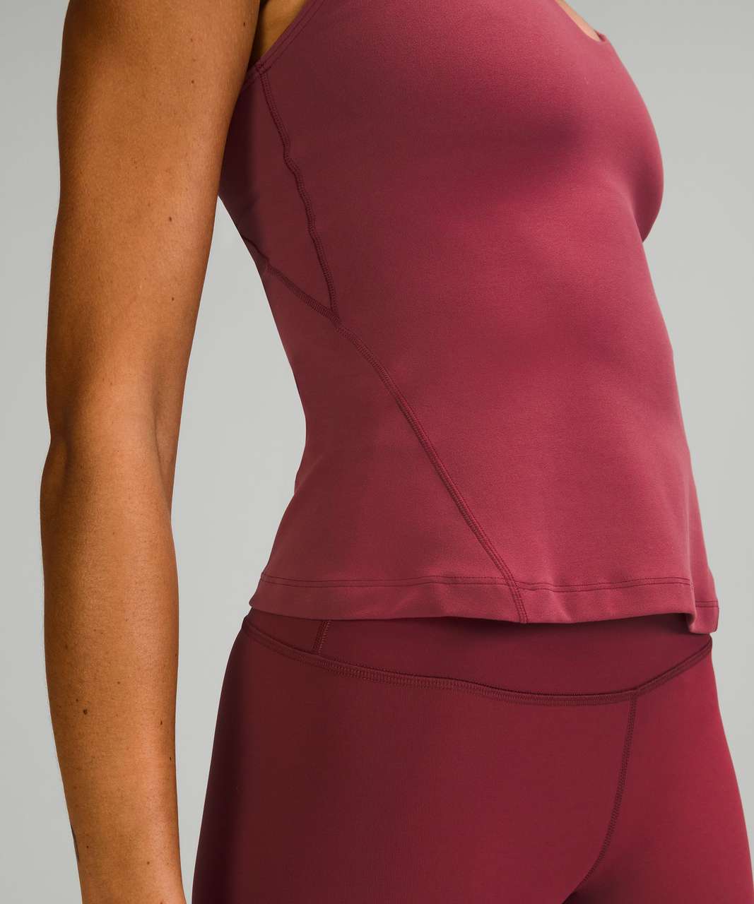 Lululemon Align Waist-Length Tank Top - Mulled Wine - lulu fanatics