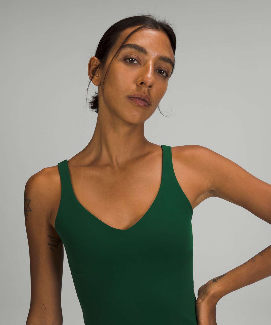 Lululemon Align Waist-Length Tank Top - Everglade Green