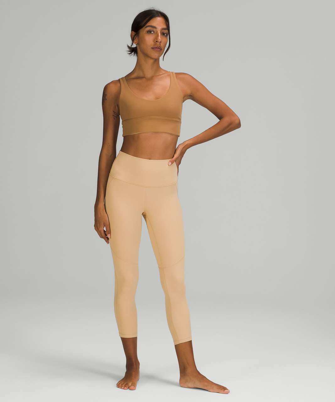 Lululemon Align Bra Shine Gold Size 26 A - $50 - From Guadalupe