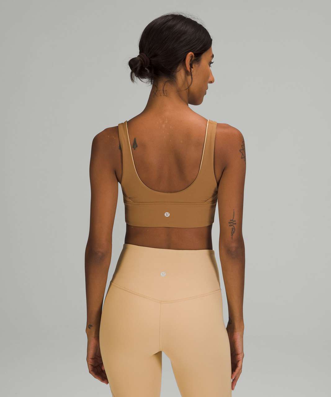 Lululemon Align Bra 8 Reversible Pink Mist Pecan Tan NWT Rejuvenate Nulu  Soft