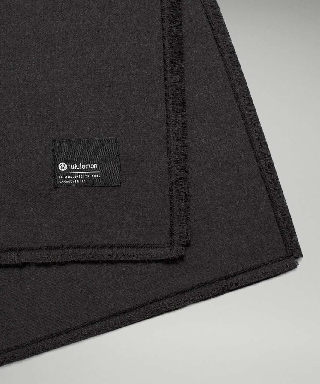 Lululemon Wool-Blend Scarf - Heathered Black