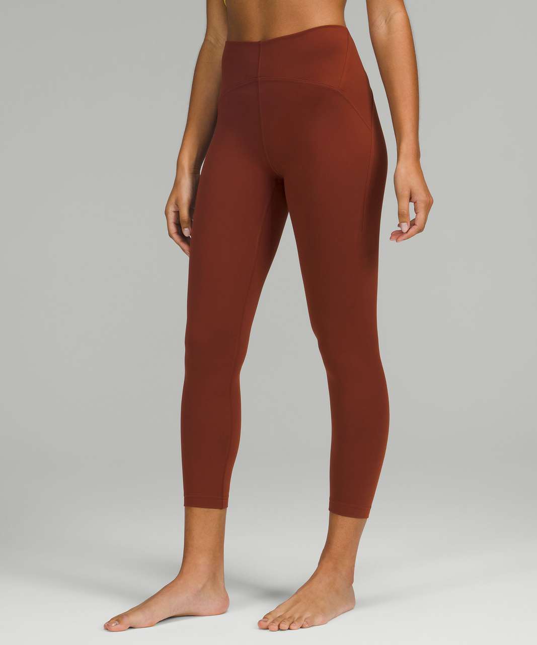 NWT Lululemon Women Instill High-Rise HR Tight 25 Date Brown Brick