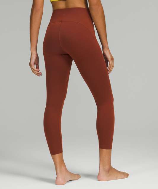 Lululemon Instill High-Rise Tight 25 - Dark Red - lulu fanatics