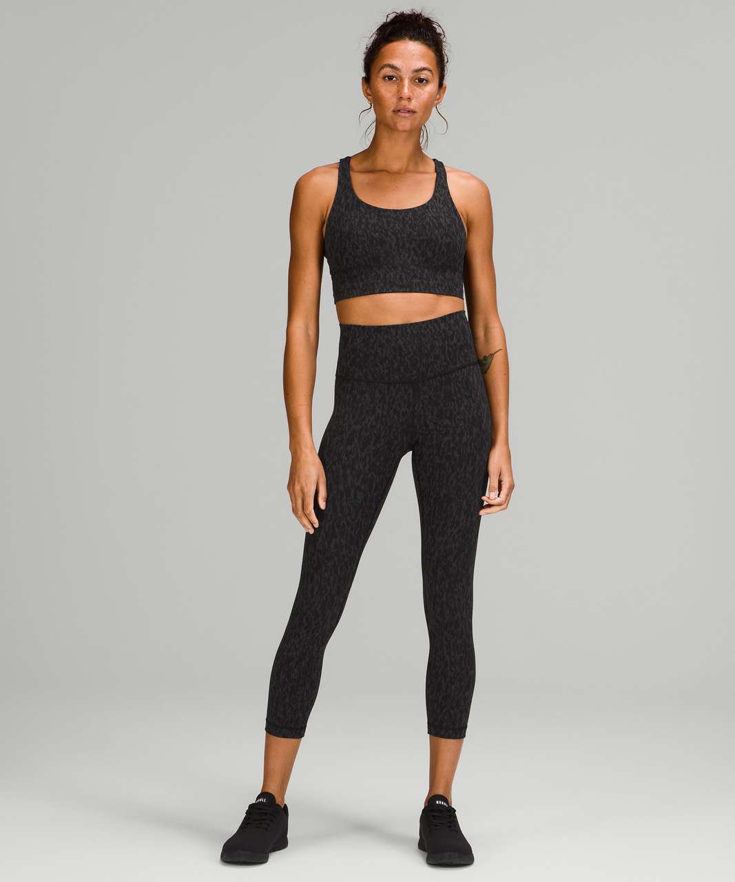 Lululemon Leopard Camo Deep Coal Mult Bra Multi Size M - $25 (40% Off  Retail) - From Jessica