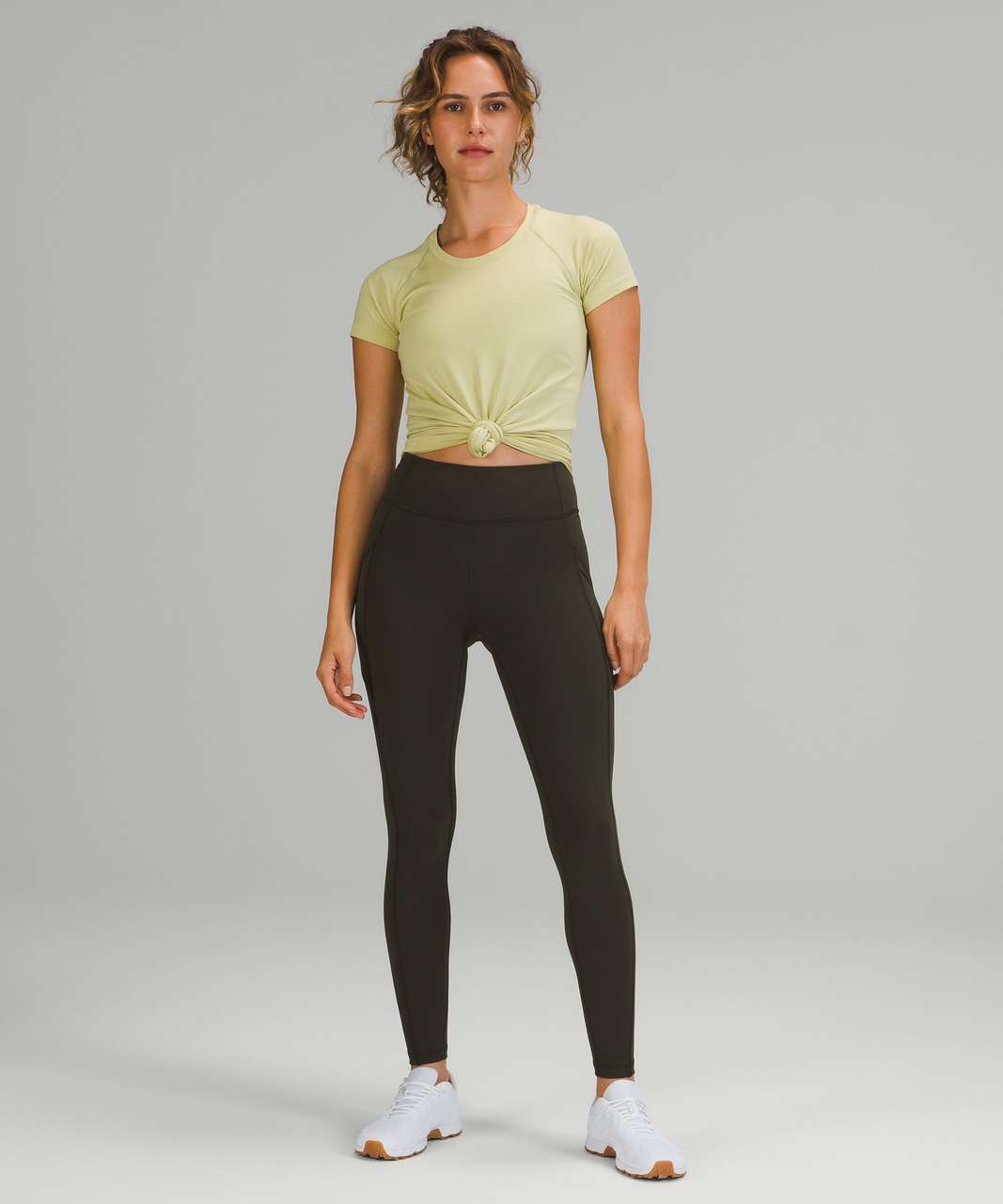 Lululemon Strength & Sweat Tight *28 Dark Olive size 4