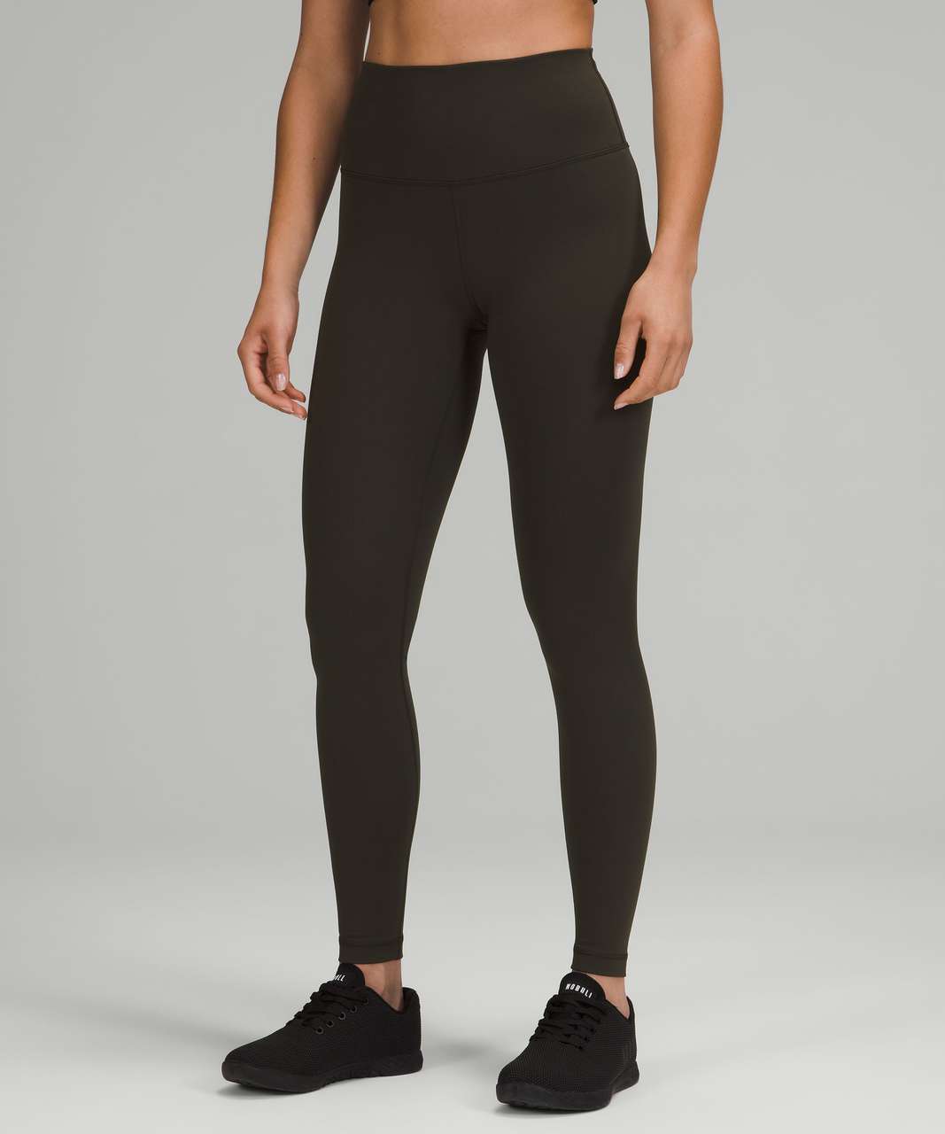 Lululemon Wunder Train High-Rise Tight 28 - Dark Olive - lulu fanatics