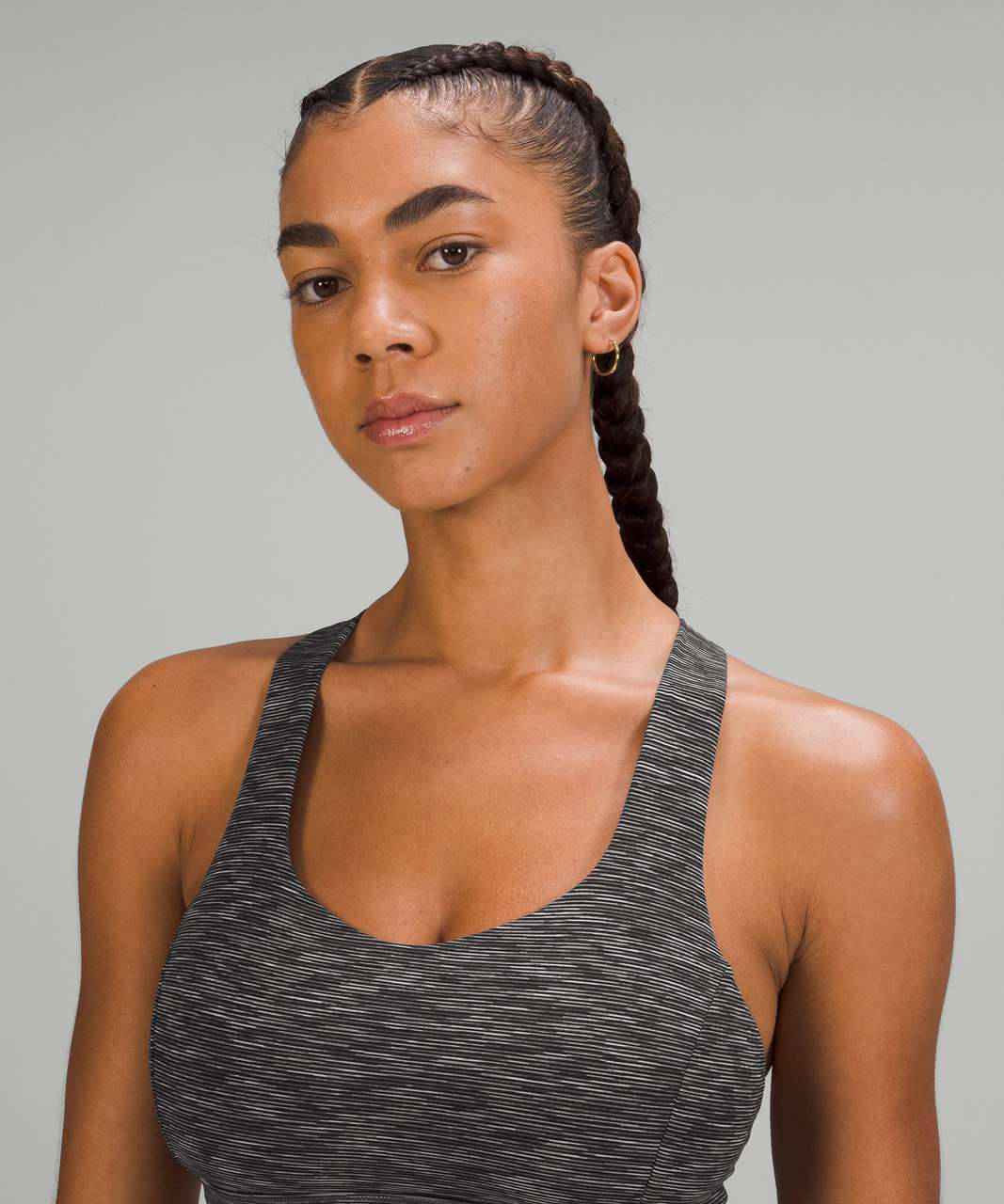 Lululemon Free to Be Serene Bra *Light Support, C/D Cup - Wee Are From Space Dark Carbon Ice Grey