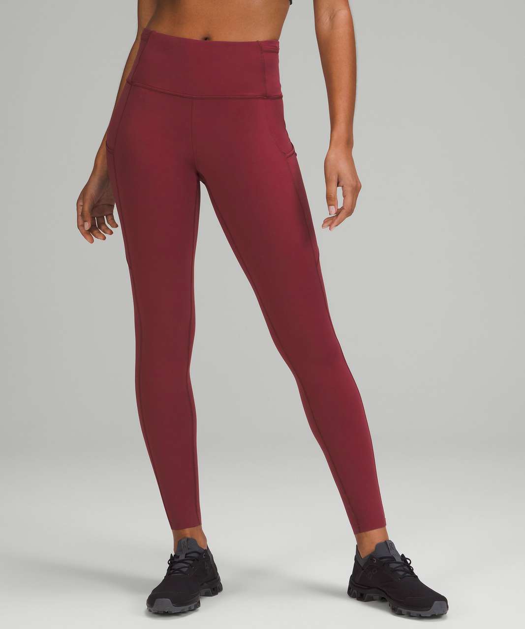 Lululemon 25 Inch Fast and Free Leggings - Chianti