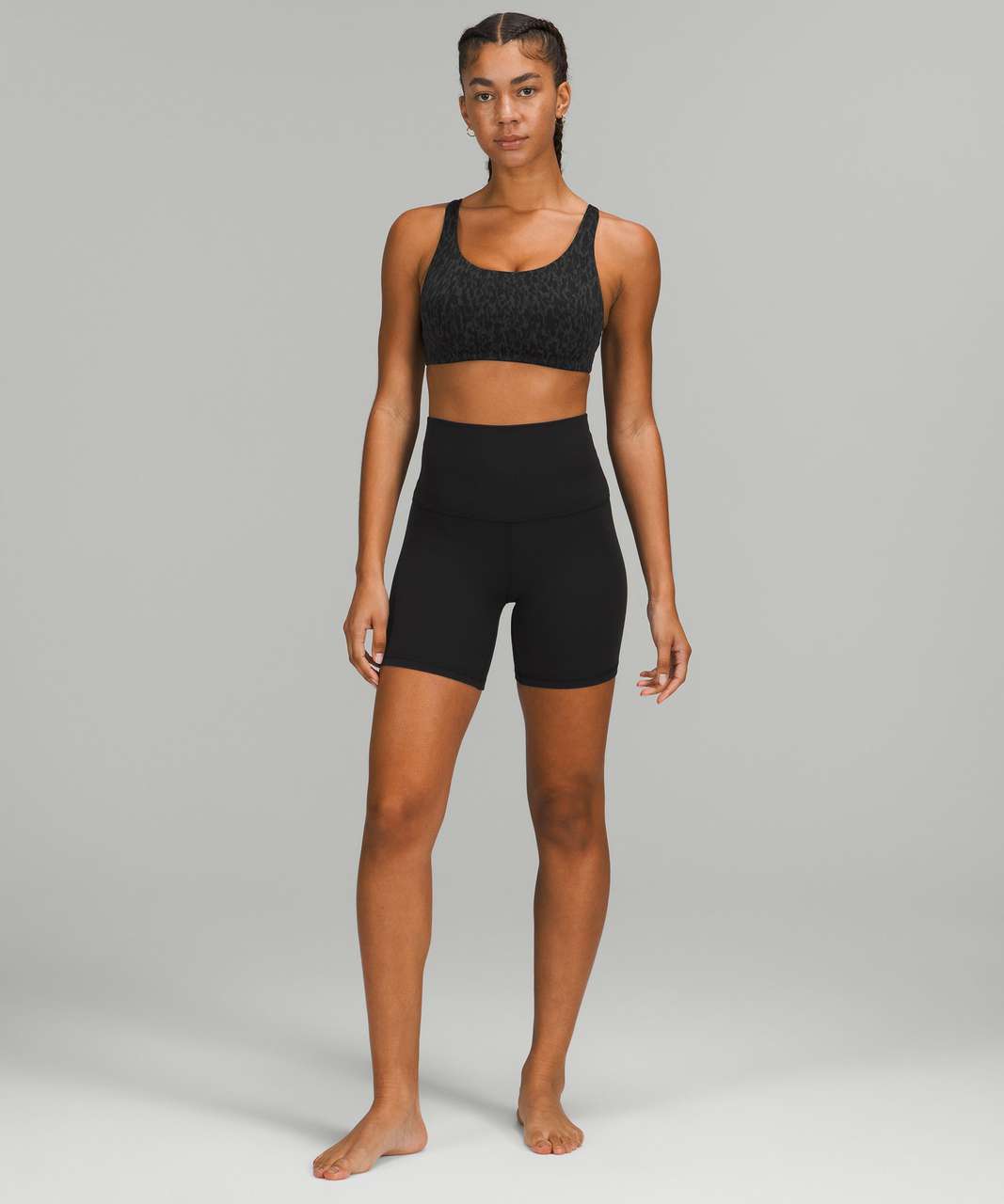 Lululemon In Alignment Straight Strap Bra *Light Support, C/D Cups - Black  - lulu fanatics