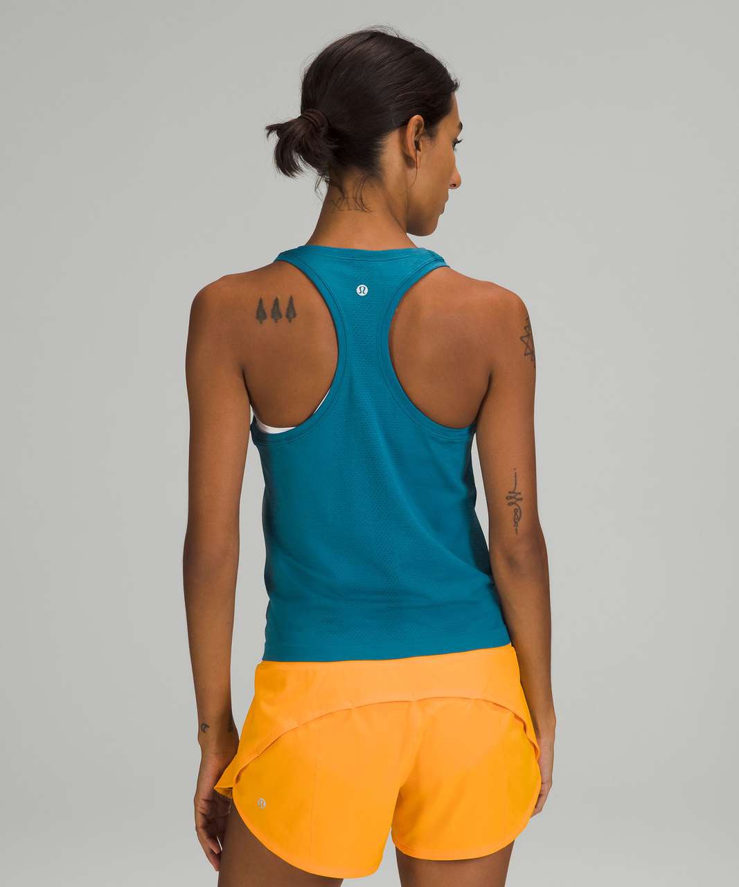 Lululemon Capri Capture Blue Swiftly Tech Racerback Tank Top 2.0