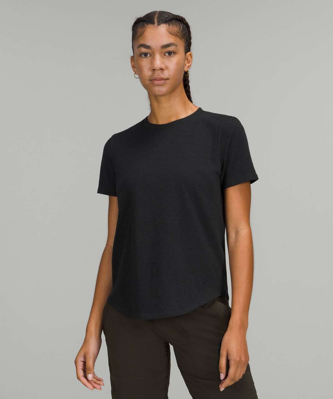 Lululemon Love Crew T-Shirt - Heathered Core Black