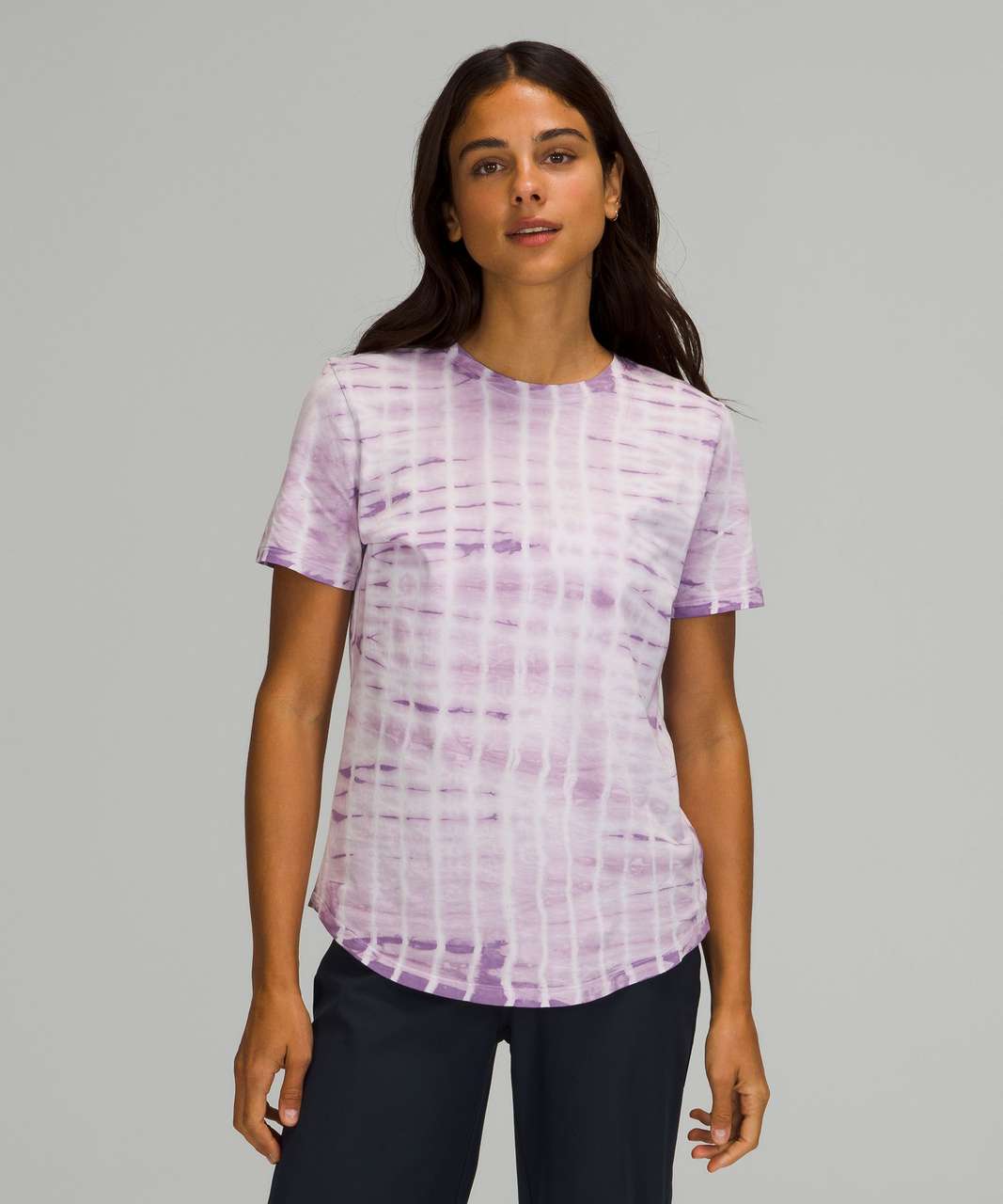 Lululemon Love Crew T-Shirt - Shibori Square Lavender Dew Wisteria