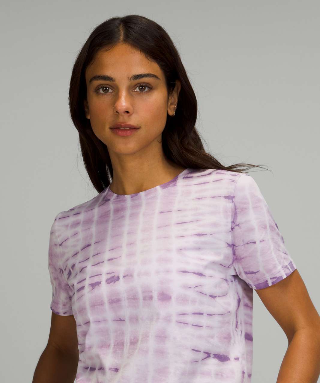 Lululemon Love Crew T-Shirt - Shibori Square Lavender Dew Wisteria