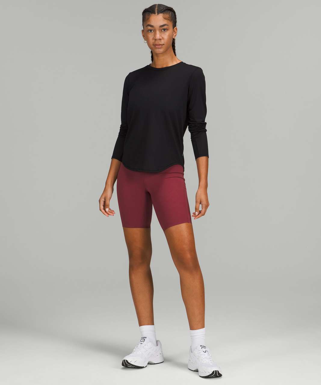 Lululemon Base Pace High-Rise Short 8" - Mulled Wine