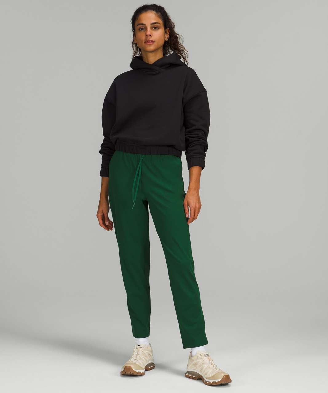 Lululemon Stretch High-Rise Jogger Full-Length Green Size 10 - $53