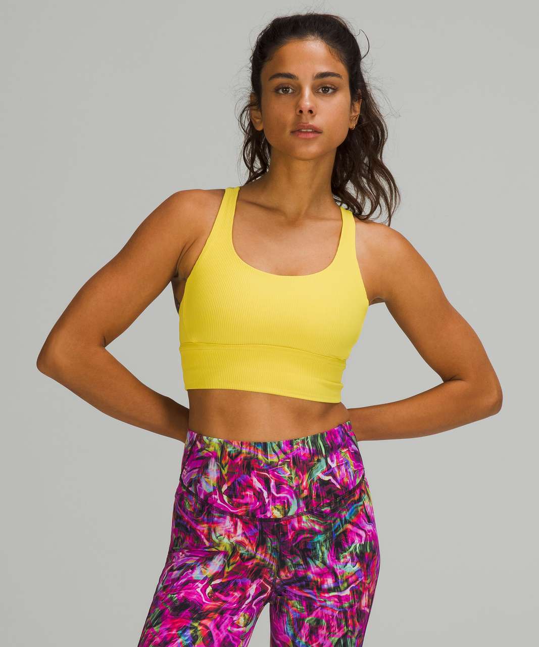 Lululemon Energy Bra Sunrise Silhoutte Multi, Size 8, Women's Fashion,  Activewear on Carousell