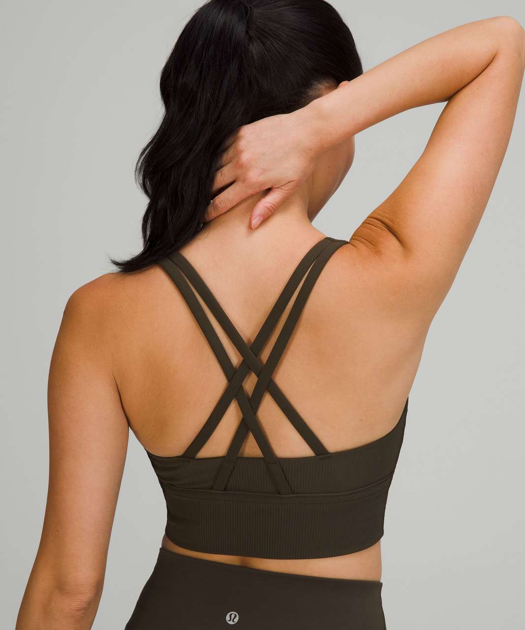 Lululemon Energy Reflective Longline Sports Bra In Schwarz | ModeSens