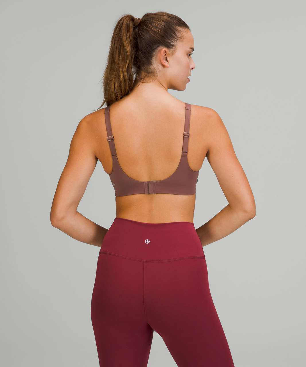 Lululemon In Alignment Straight-Strap Bra *Light Support, A/B Cup - Smoky  Topaz - lulu fanatics