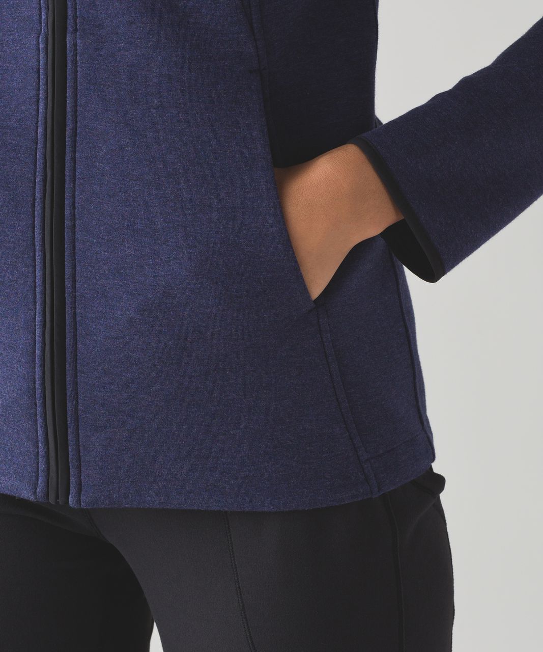 Lululemon Insculpt Jacket - Heathered Deep Indigo / Deep Indigo