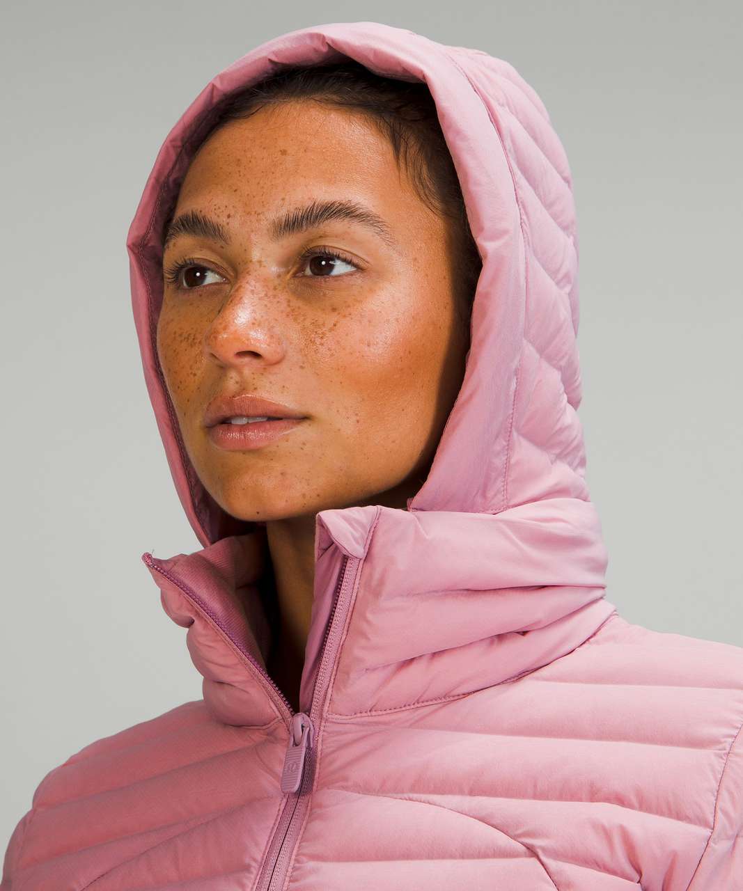 Lululemon Pack It Down Long Jacket - Pink Taupe - lulu fanatics