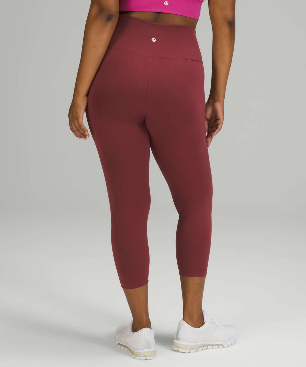 Lululemon Wunder Train High-Rise Crop 23" - Mulled Wine