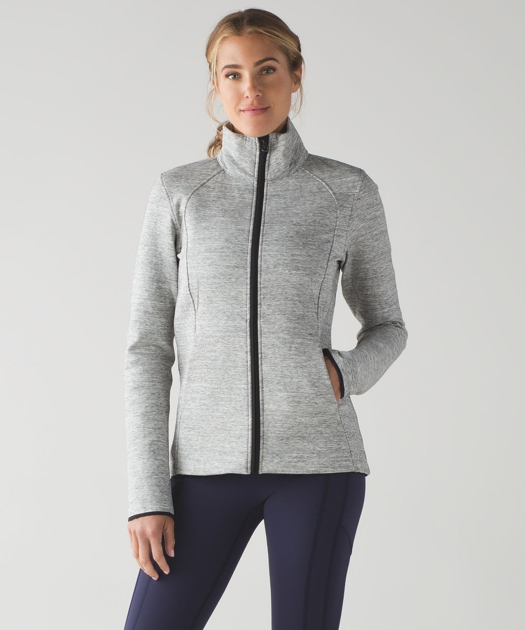 Lululemon Insculpt Jacket - Heathered Space Dyed Medium Grey / Heathered Space Dyed Medium Grey