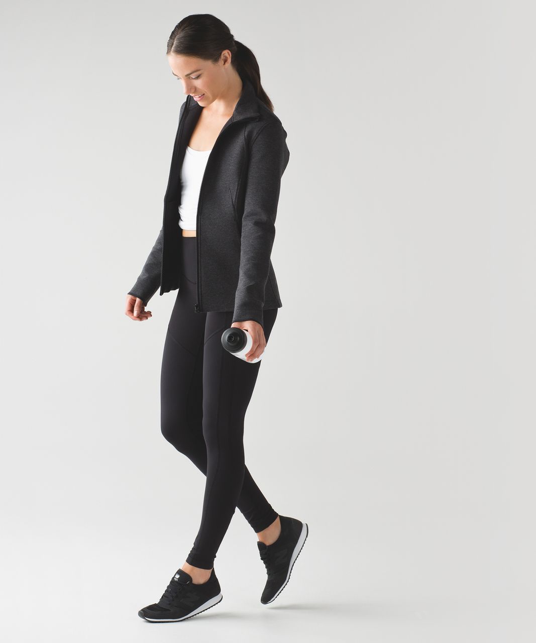 Lululemon Insculpt Jacket - Heathered Black / Black