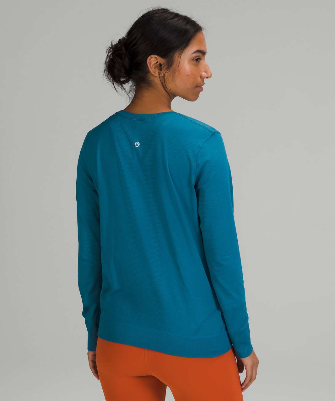 Lululemon Swiftly Breathe Long Sleeve - Capri / Capture Blue - lulu fanatics