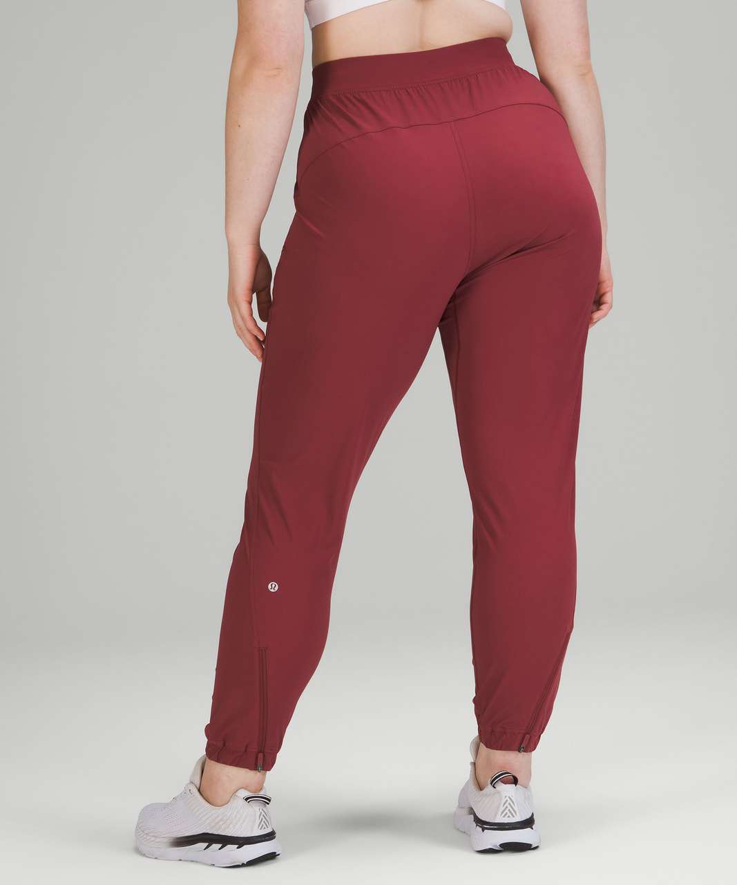 NWT Women Lululemon Adapted State Jogger Size 6 Mulled Wine Red