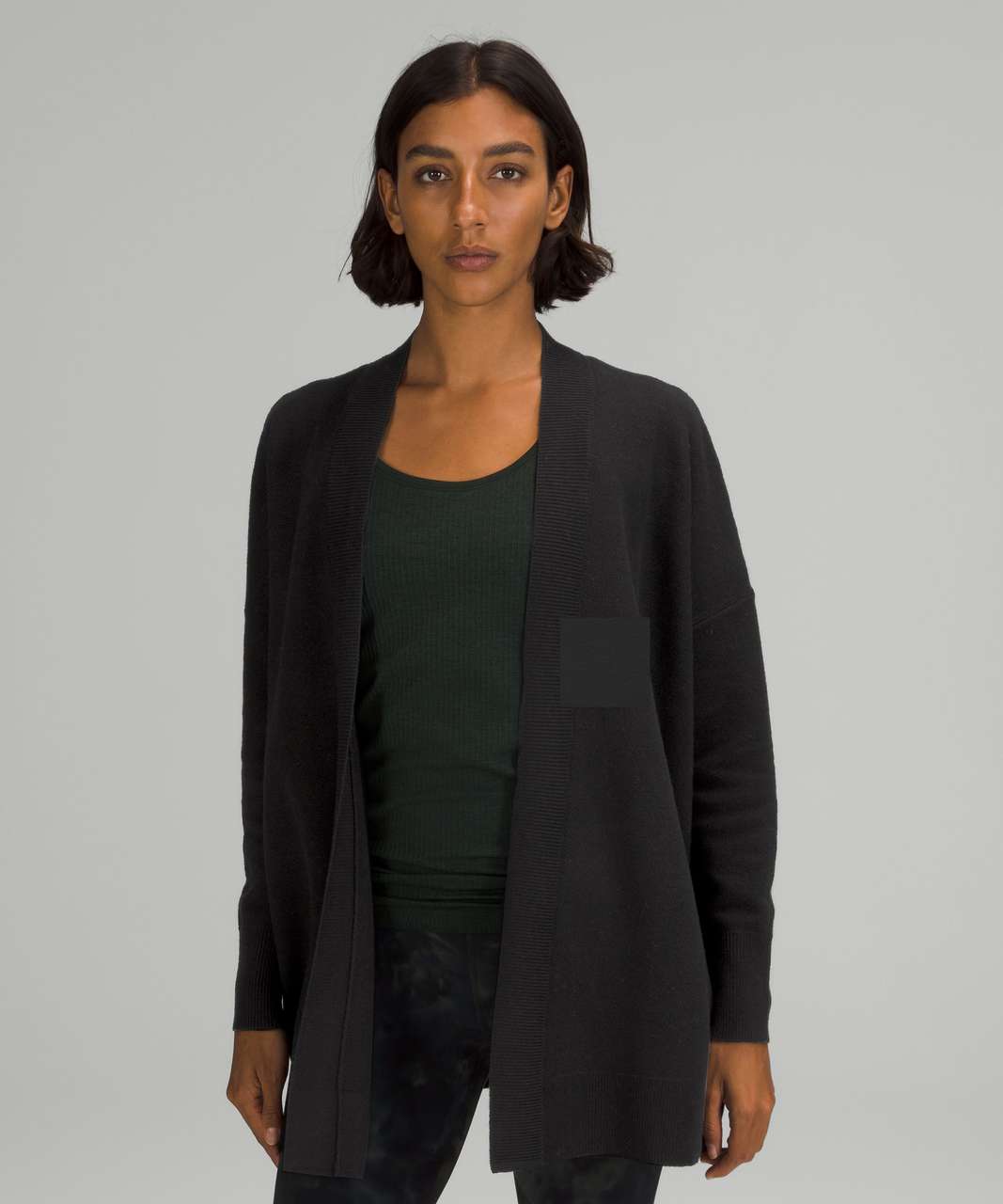 Lululemon Merino Wool Honeycomb Wrap - Black