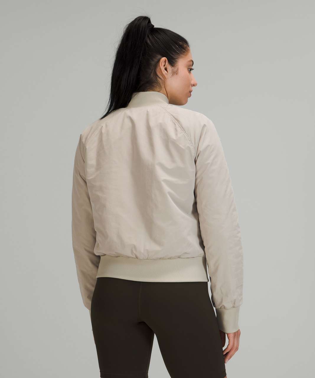 Lululemon Non-Stop Bomber *Reversible - Raw Linen