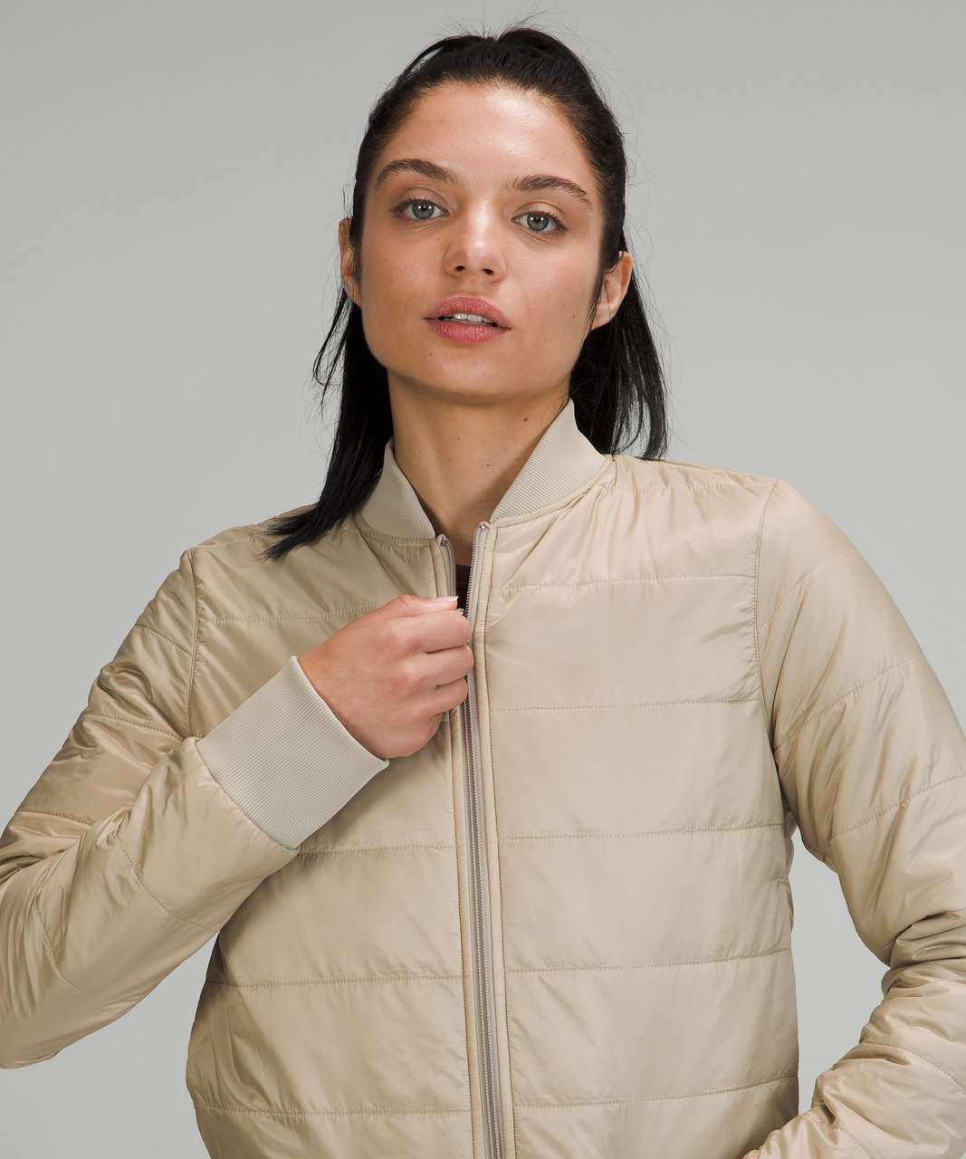 Lululemon Non-Stop Bomber *Reversible - Raw Linen