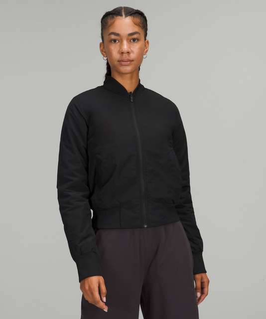 Lululemon Non-Stop Bomber (Reversible) - Dark Olive - lulu fanatics