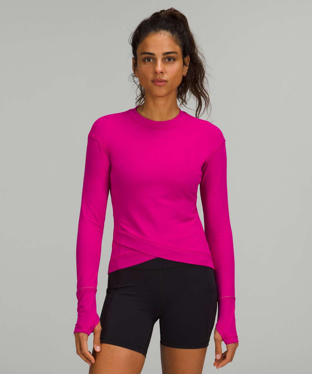 Lululemon Extra Mile Long Sleeve - Black - lulu fanatics