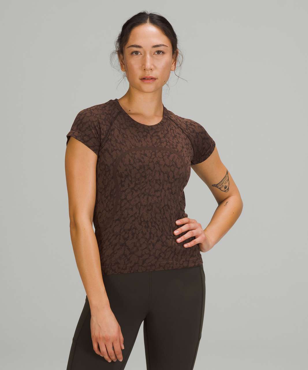 Lululemon Swiftly Tech Short-Sleeve Shirt 2.0 *Race Length - Parallel  Texture Sheer Blue / Water - lulu fanatics