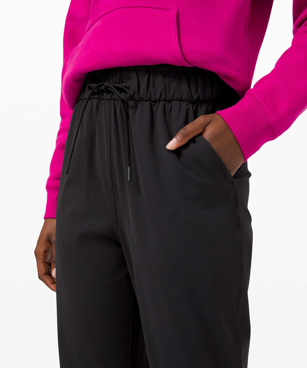 Lululemon Stretch High-Rise Jogger *Shorter Length - Black (First Release)  - lulu fanatics