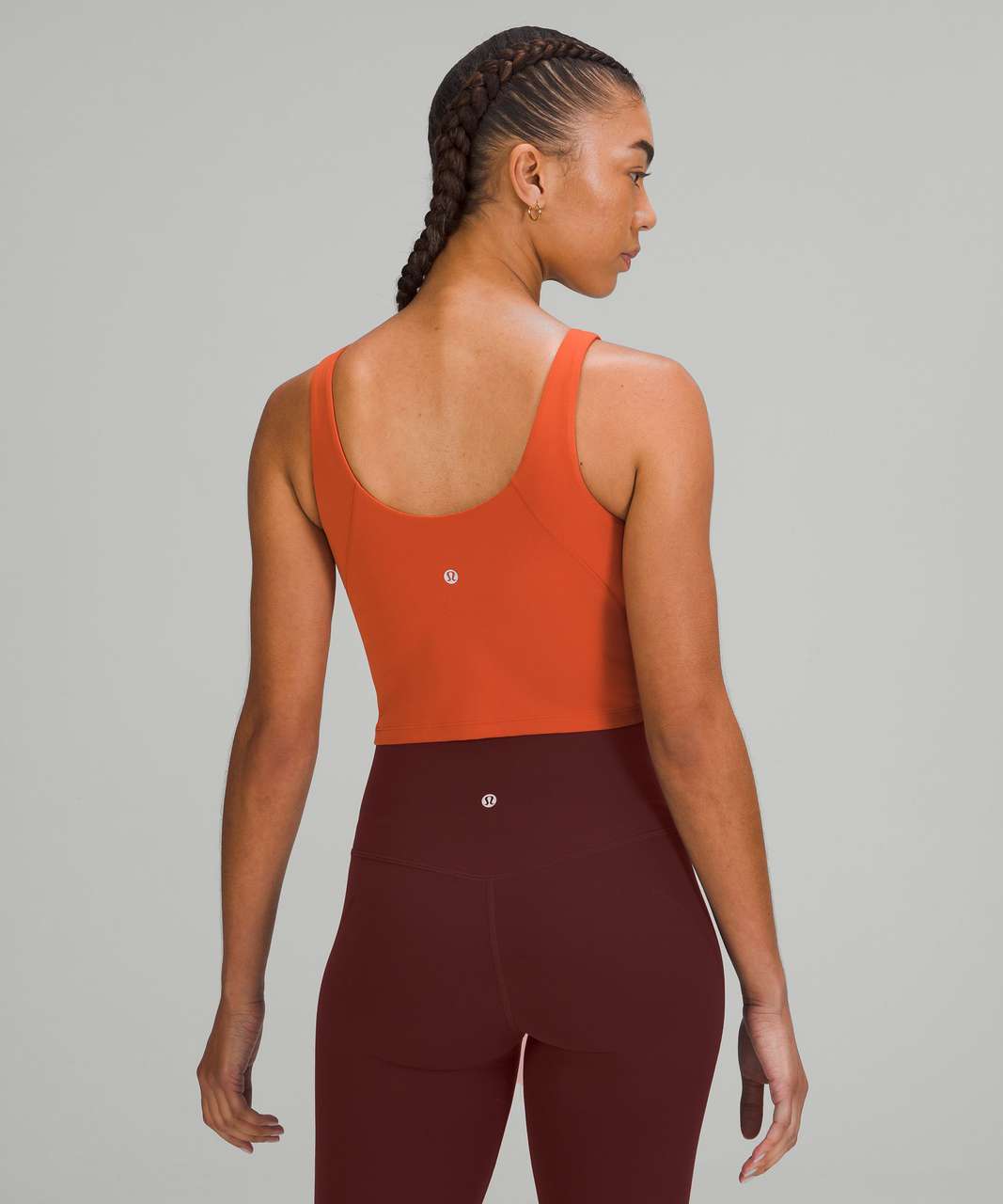 lululemon orange tank top