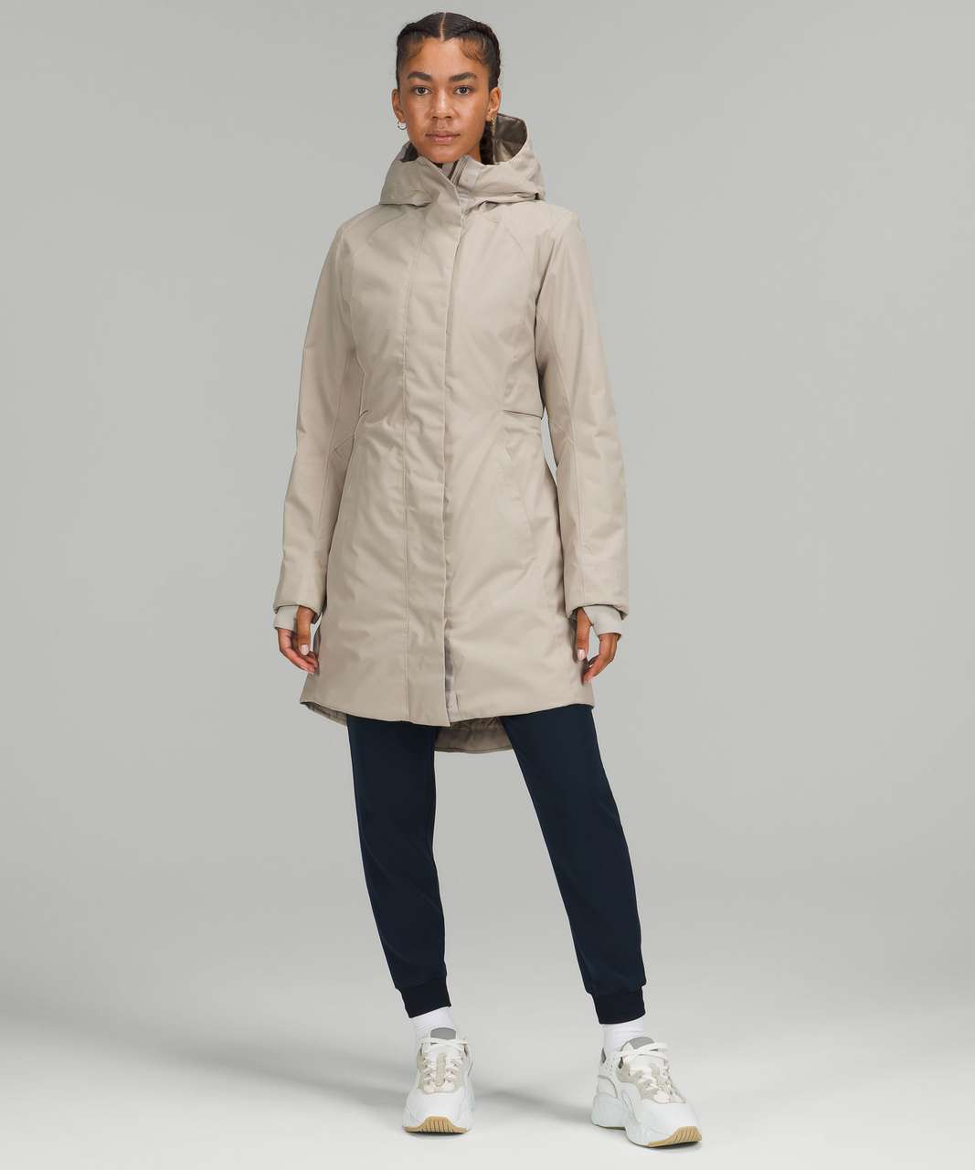 Lululemon Insulated Waterproof Jacket - Raw Linen