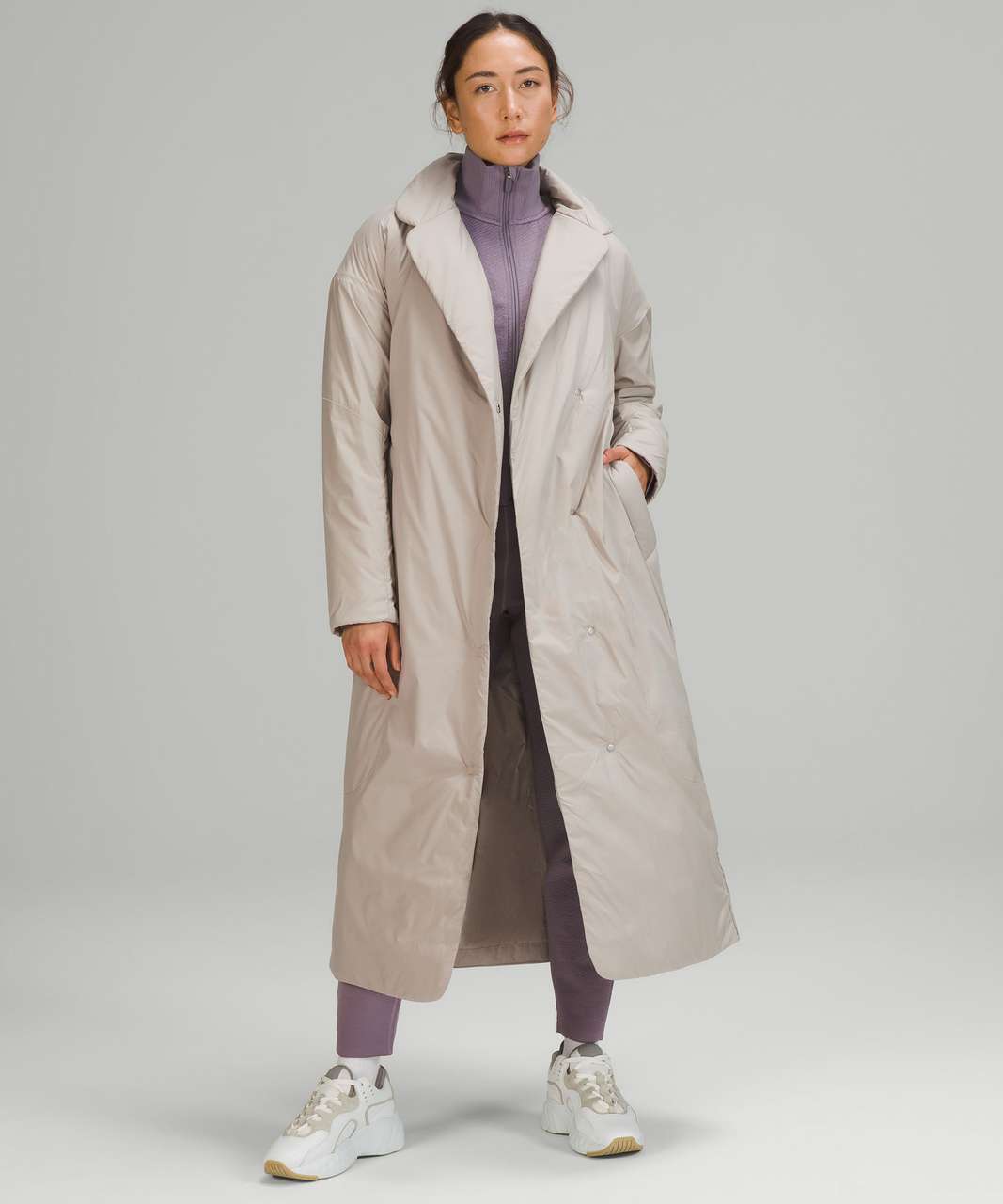 Lululemon Insulated Trench - Raw Linen