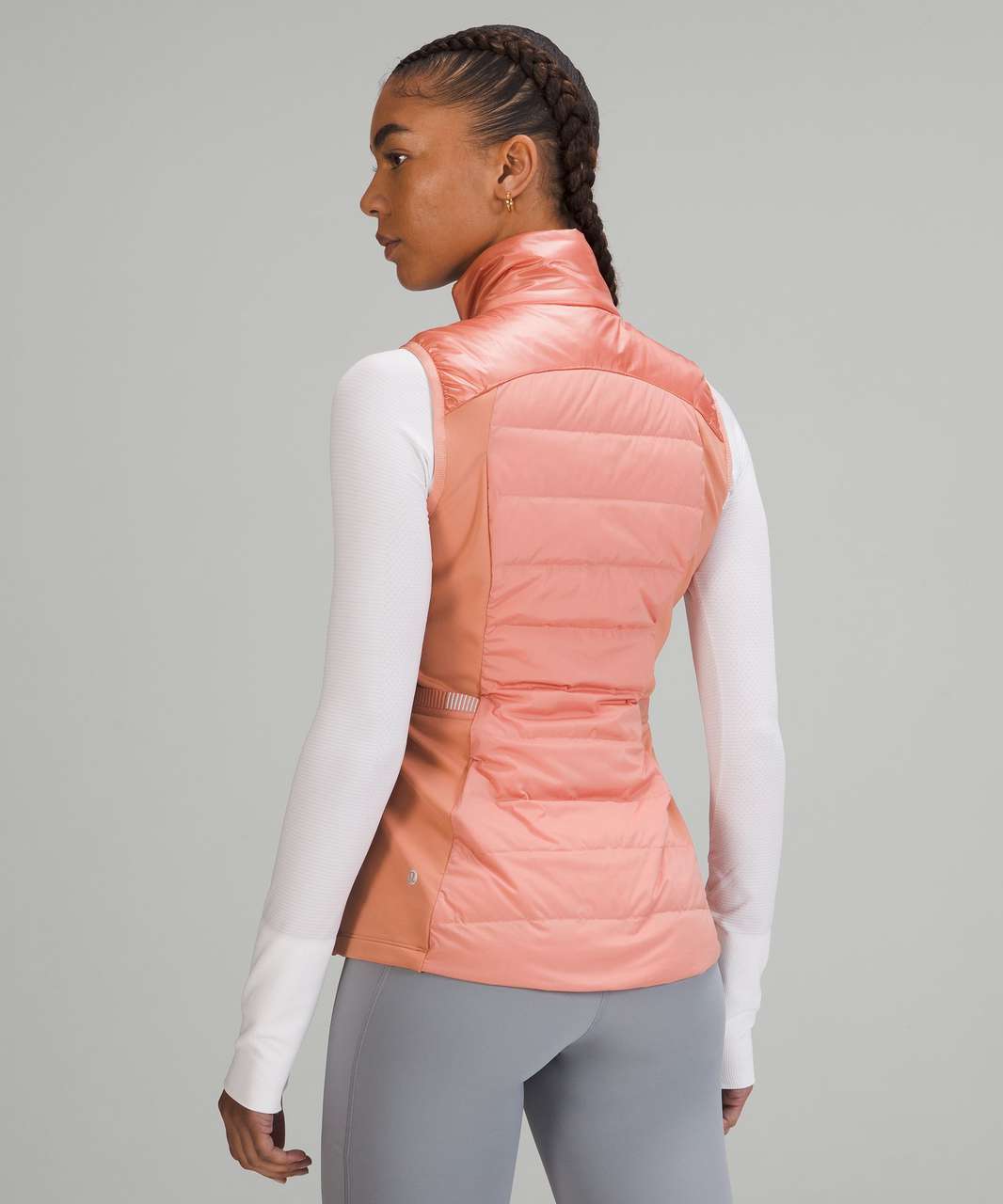 Lululemon Down for It All Vest *Shine - Pink Savannah