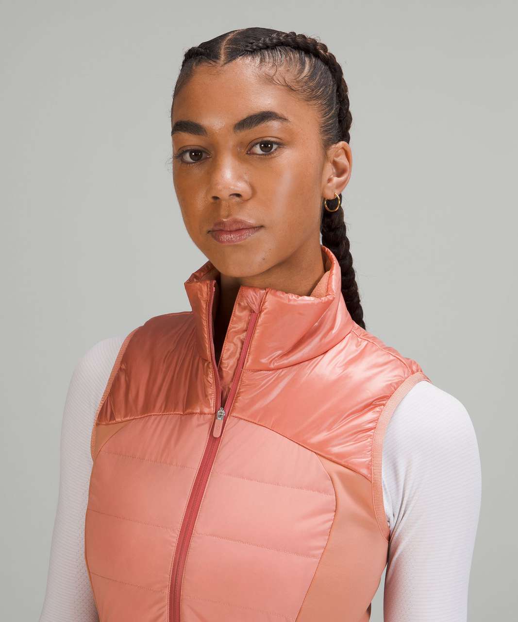 Lululemon Down for It All Vest *Shine - Pink Savannah