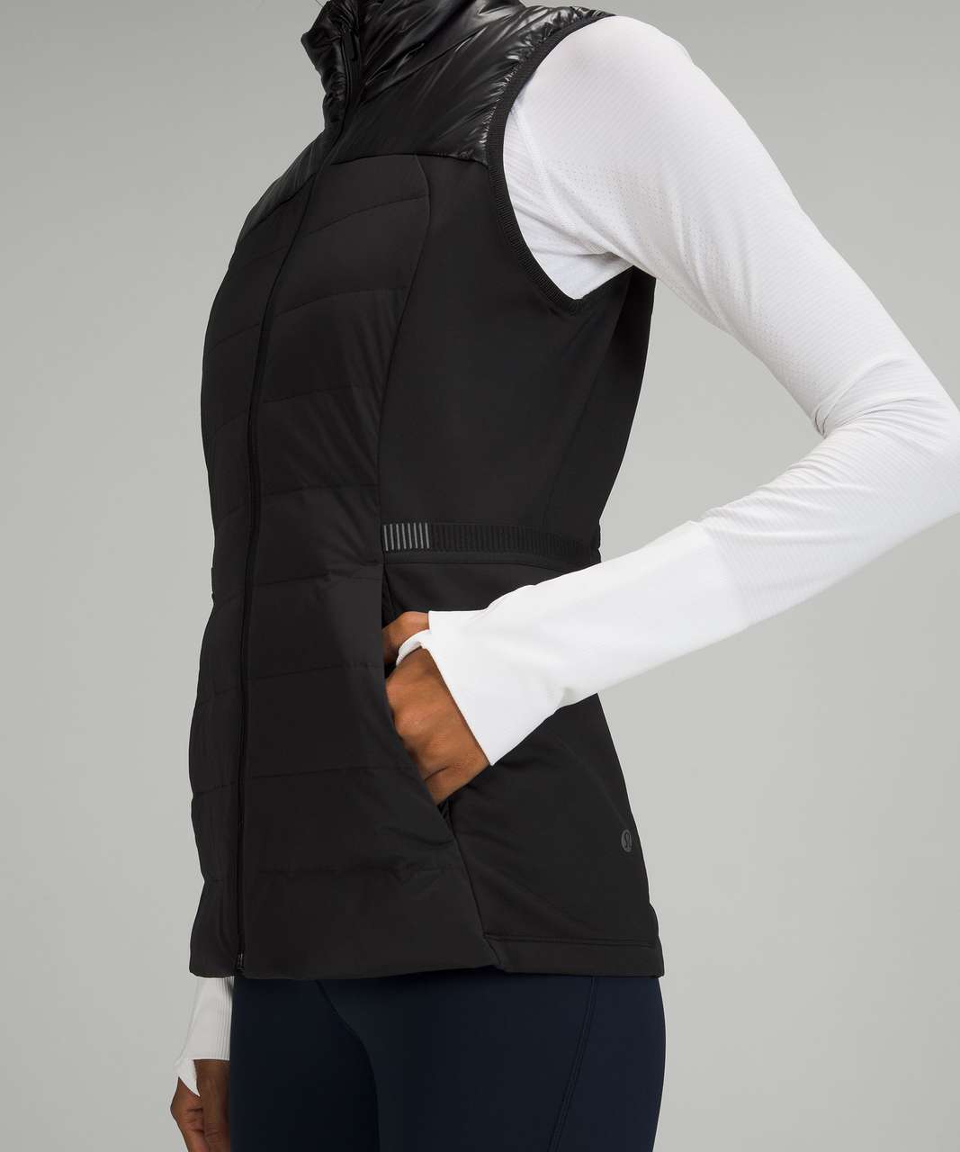 NWT Amazing Lululemon Down For it All Vest Size 2  Black~Stylish~Warm~Beautiful!!