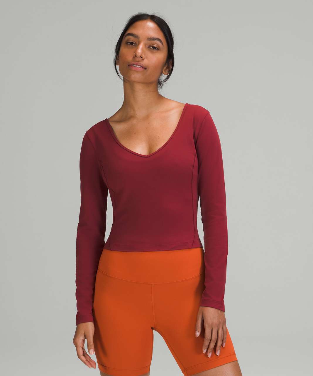 Lululemon Align High-Rise Cropped Jogger - Mulled Wine - lulu fanatics